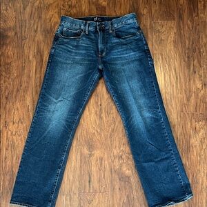 GAP Men's Dark Blue Relaxed Jeans